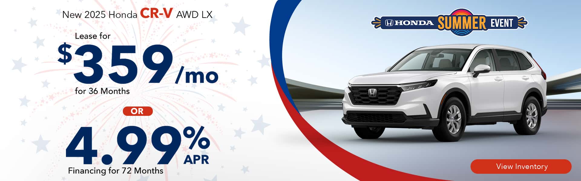 New 2025 Honda CR-V AWD LX