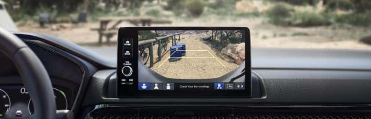 Photo showcasing tech features of the 2026 Honda CR-V