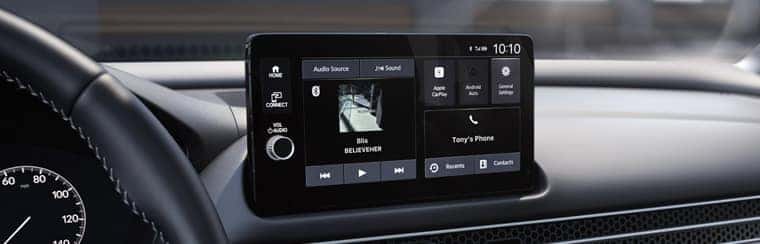 Photo showcasing tech features of the 2026 Honda HR-V