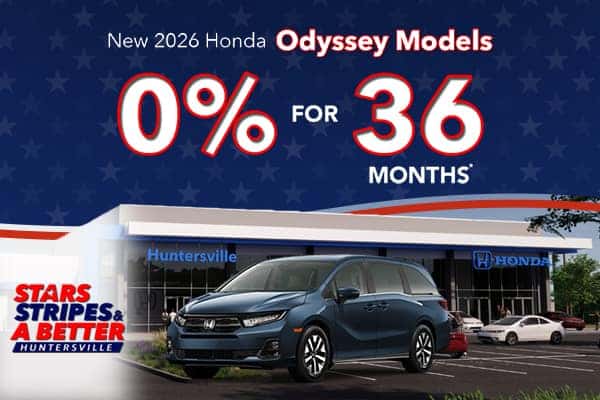 New 2026 Honda Odyssey Models