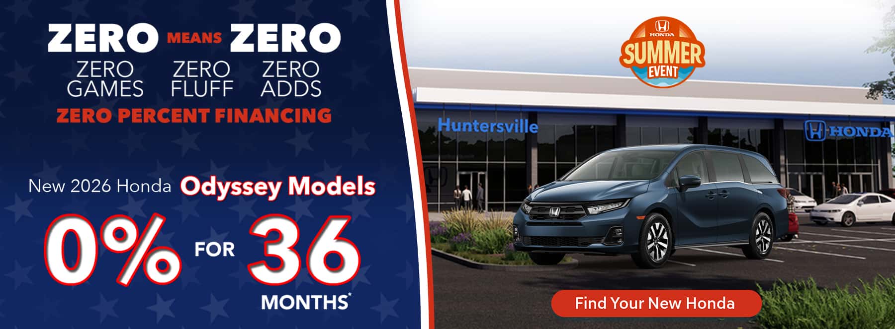 New 2026 Honda Odyssey Models