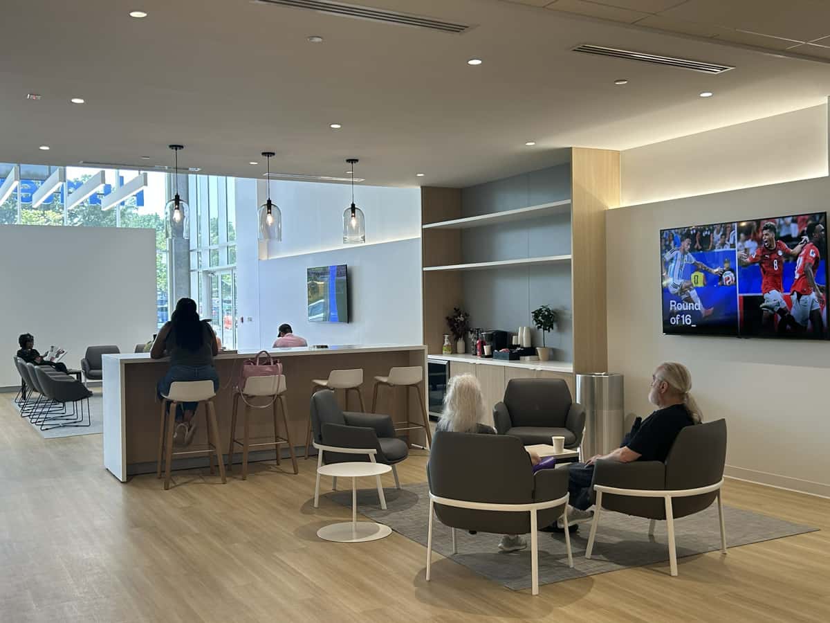 Inside the Honda of Huntersville waiting area