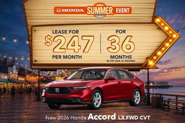 New 2026 Honda Accord LX FWD CVT