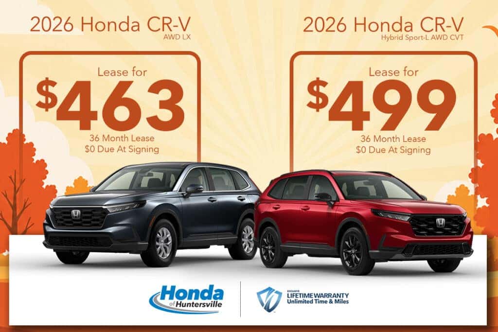 New 2026 Honda CR-V AWD LX or New 2026 Honda CR-V Hybrid Sport-L AWD CVT 