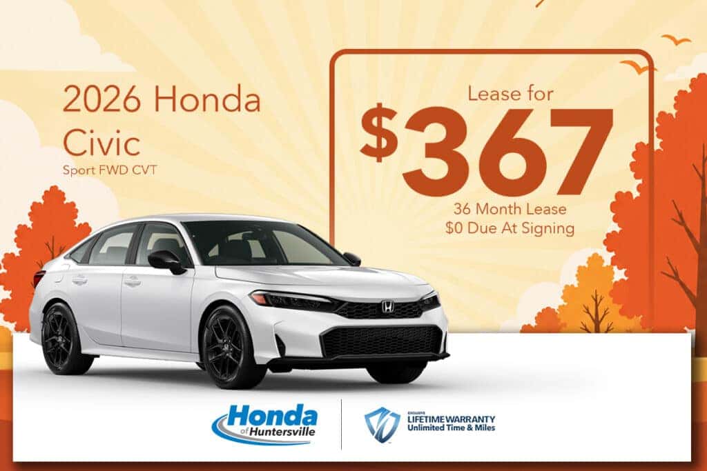 New 2026 Honda Civic Sport FWD CVT 