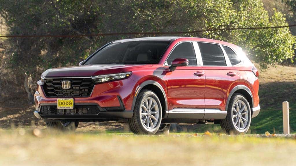2023 Honda CR-V in an empty lot
