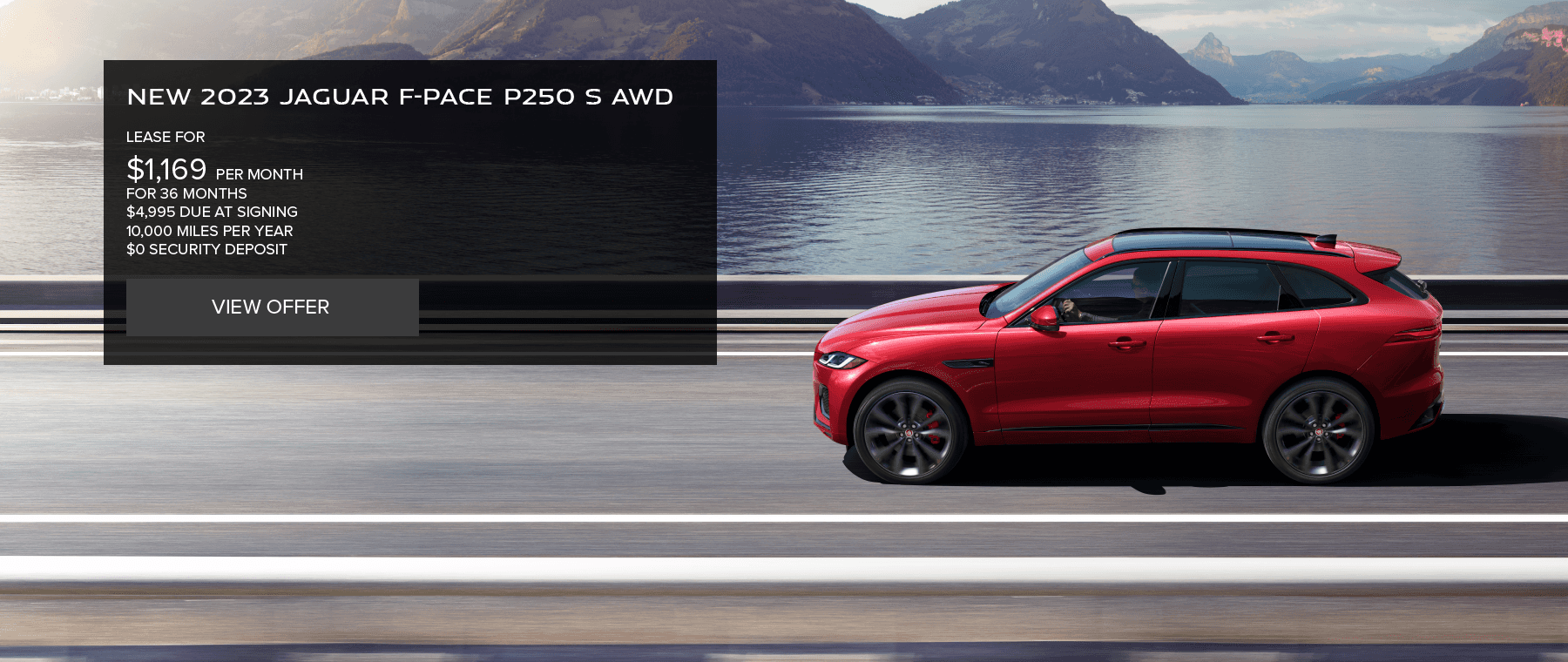 NEW 2023 JAGUAR F-PACE P250 S AWD