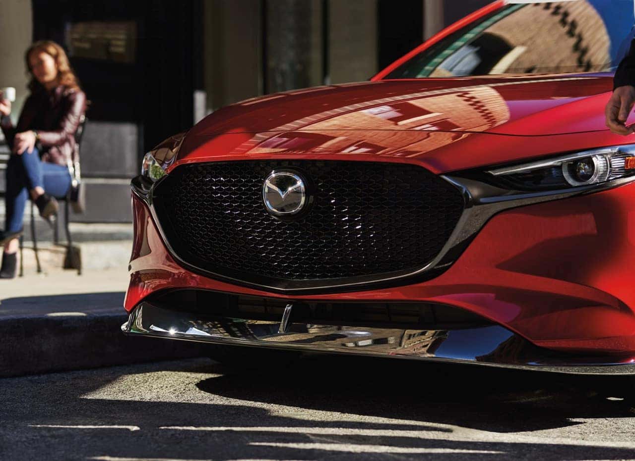 front end view of the 2026 Mazda3 body styles