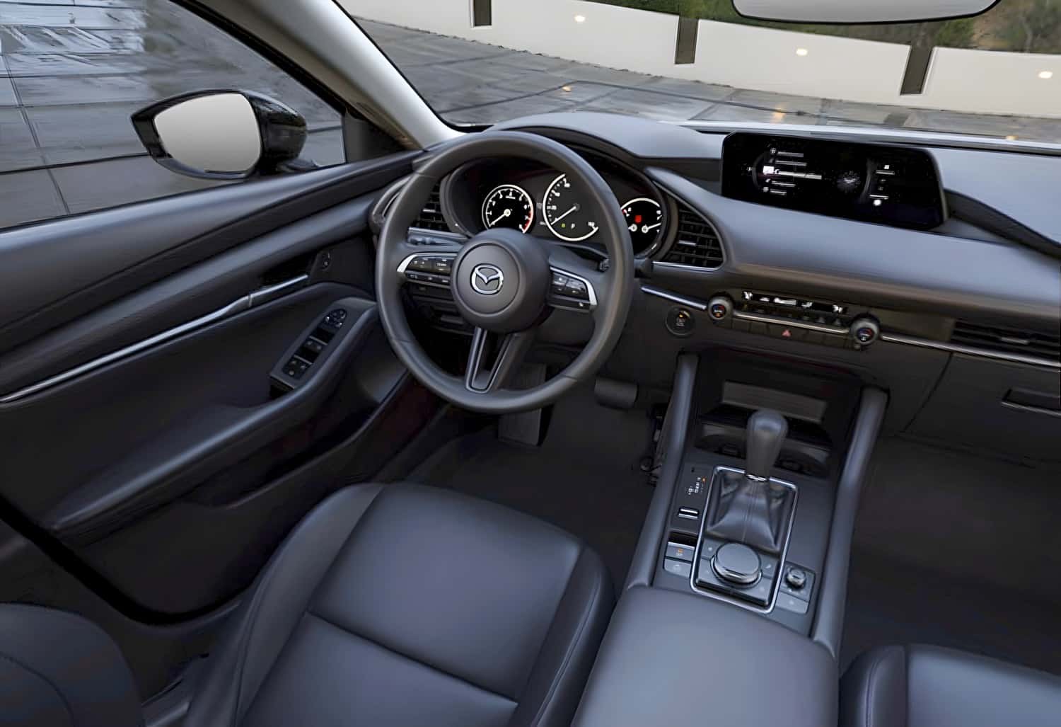 2026 Mazda3 Colors Inside & Out | Hatchback + Sedan Black Leatherette