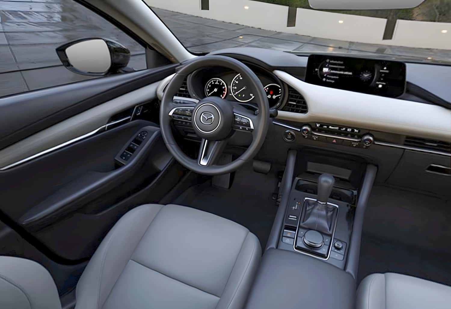 2026 Mazda3 Colors Inside & Out | Hatchback + Sedan White Leather (Exclusive to Sedan)