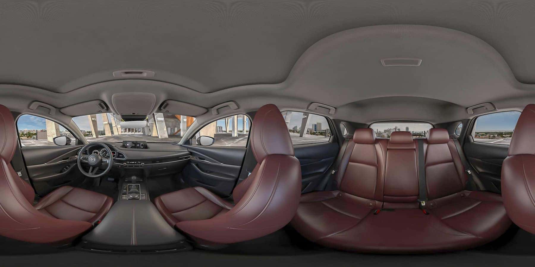 2026 Mazda CX-30 Colors Inside & Out Red Leather (2.5 S Carbon Edition)