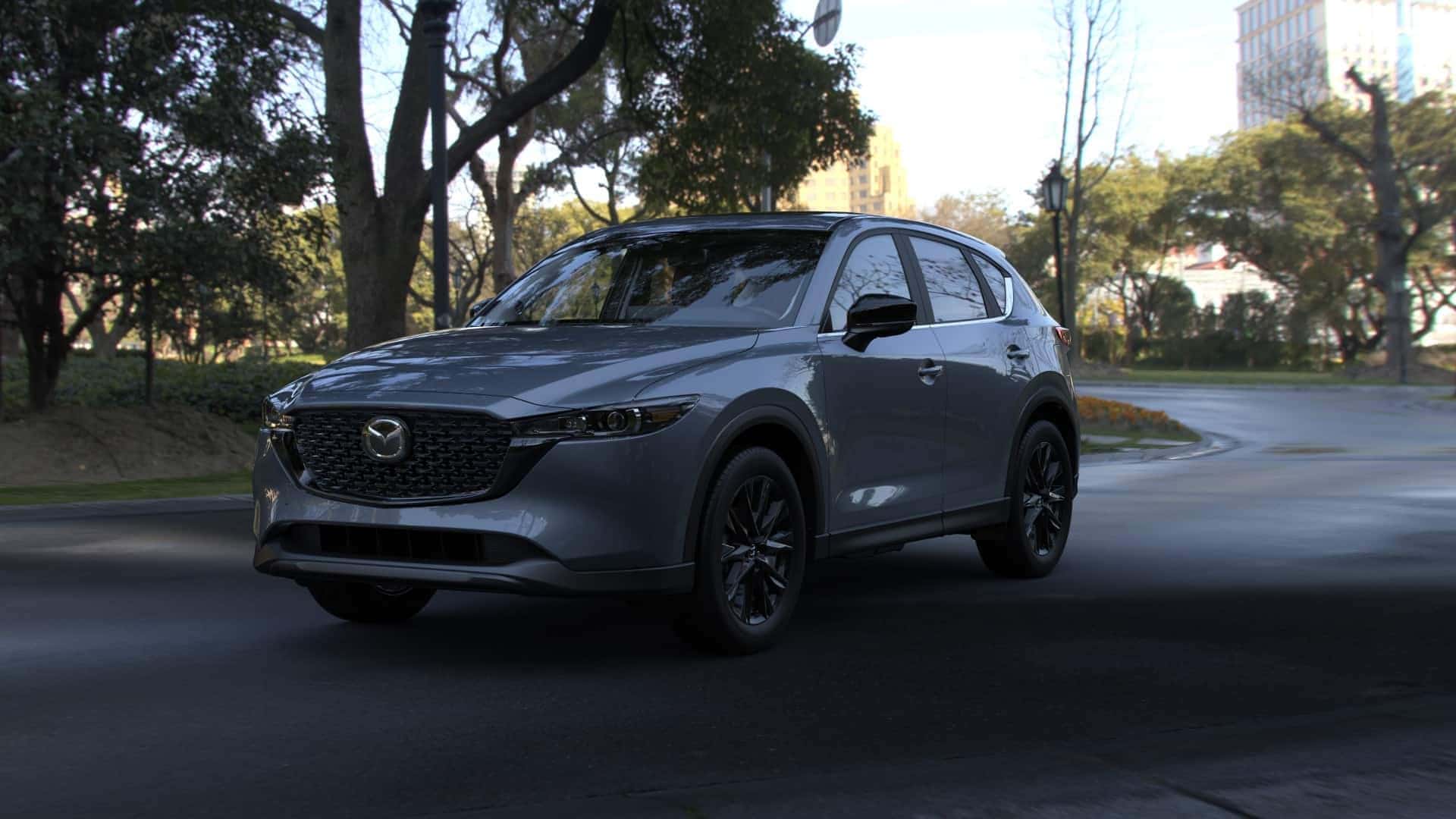 2025 MAZDA CX‑5 2.5 S CARBON EDITION trim level driving in Savannah GA park