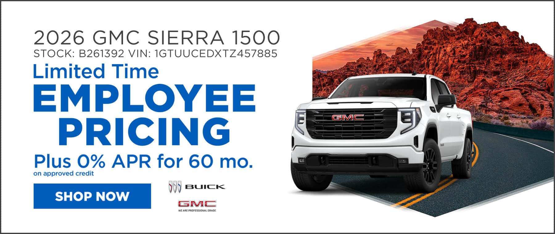 Sierra Employee Price plus 0% M