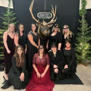 Kalispell Auto Group employees at the Rocky Mountain Elk Foundation banquet