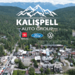 Kalispell Auto Group logo over Bigfork, MT