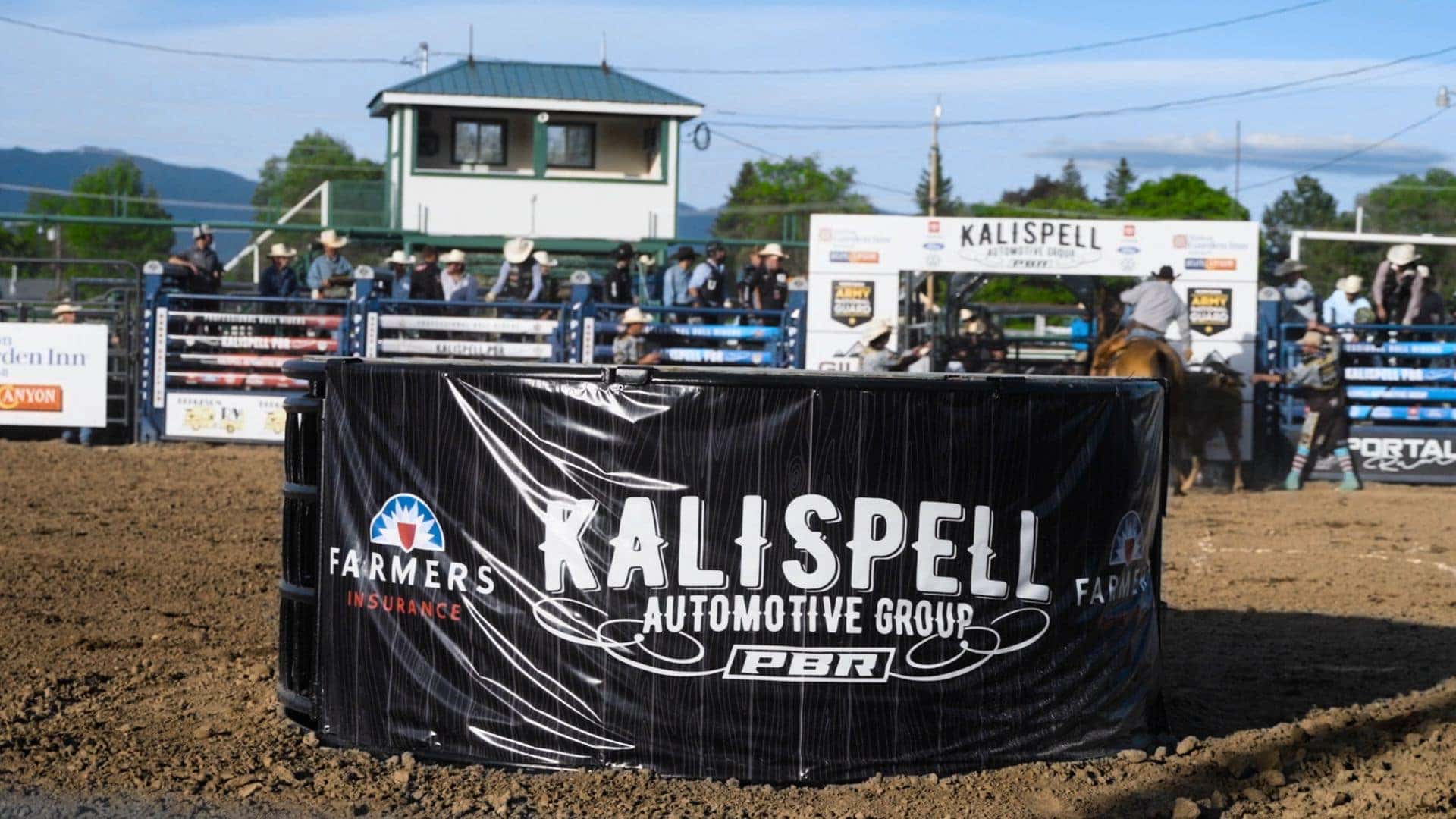 Kalispell Auto Group singage at the Majestic Valley Areana in Kalispell Montana