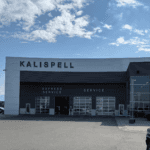The Kalispell Ford service bay on a sunny day