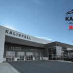 Kalispell Ford Service Bay on a blue summer day