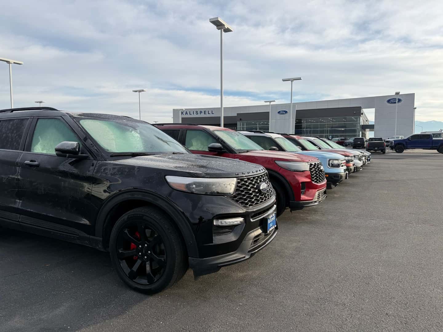 Used Ford vehicles on the Kalispell Ford lot in the Flathead Valley