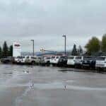 Various Used Toyota's on the Kalispell Toyota lot in the Flathead Valley