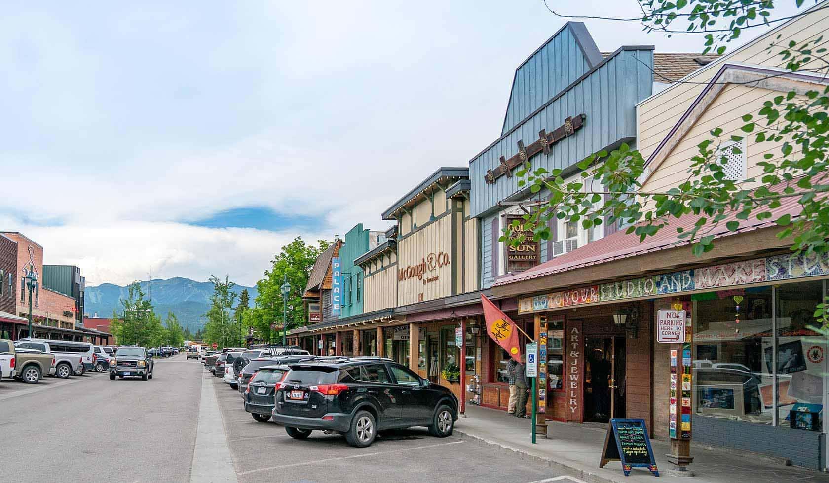 Image of Downtown Whitefish Montana