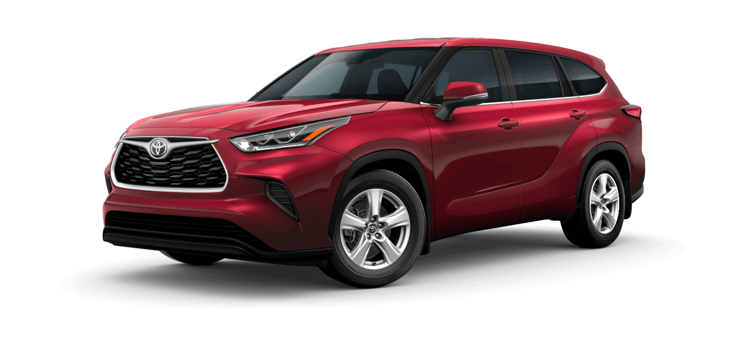 2022 Red Toyota Highlander
