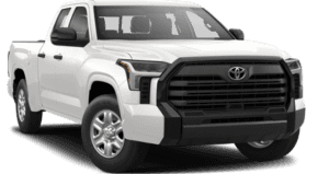 2022 Toyota Tundra in white front side view
