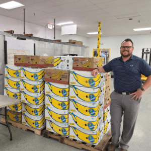 packing food at flathead valley foodbank