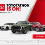 Toyotathon featuring Camry Tacoma and Highlander
