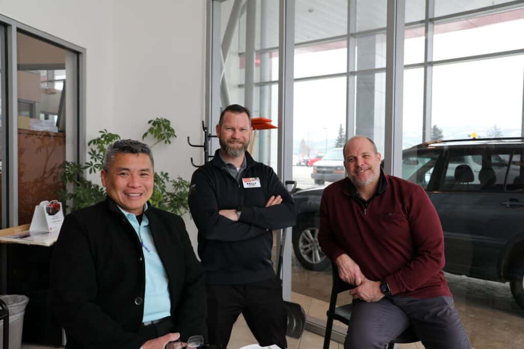 Three Kalispell Toyota Sales Staff In our show room!