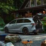 2025 Volkswagen Sienna by a cabin in the woods