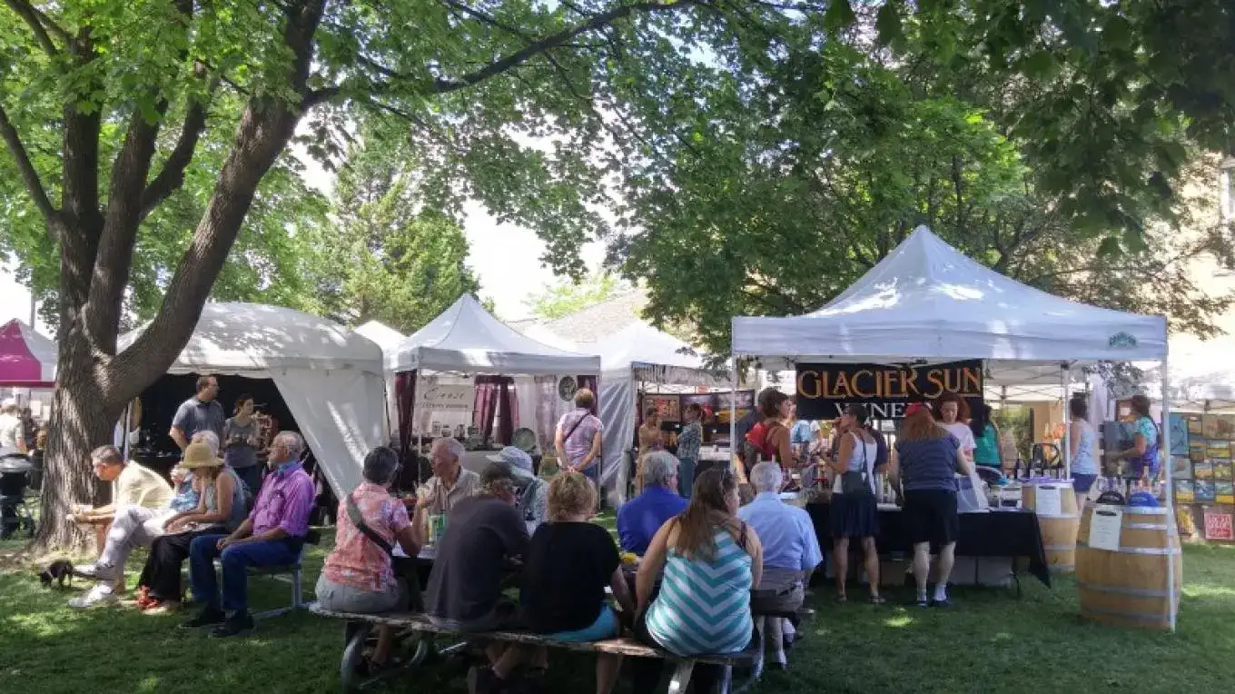 Art in the Park at Depot Park in Downtown Kalispell