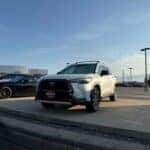 White 2025 Corolla Cross on the Kalispell Toyota lot