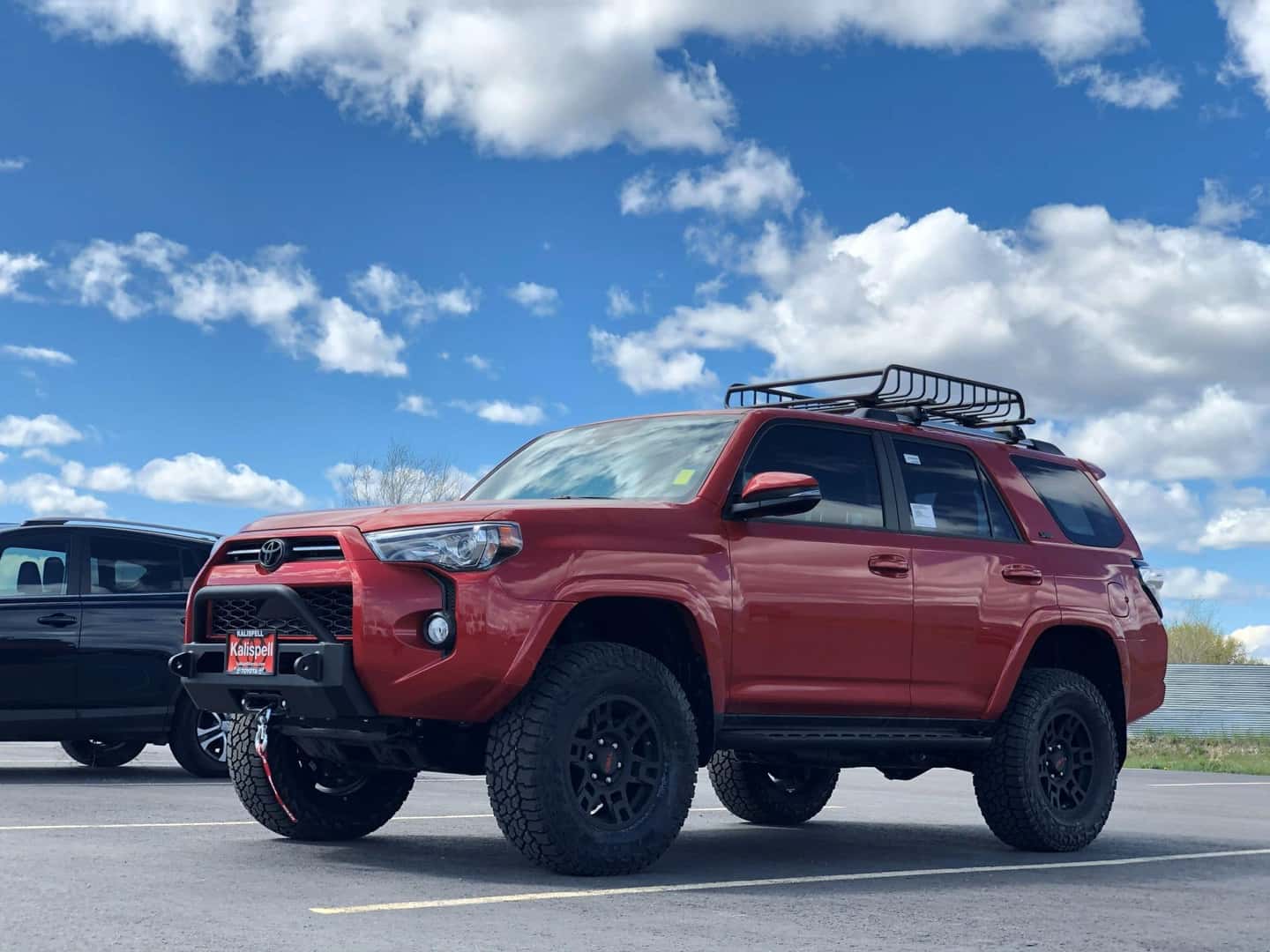 Red Toyota TRD 4Runner with KTX accessories