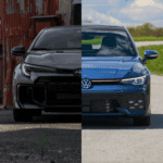 2026 Toyota GR Corolla and 2026 Volkswagen Golf side by side