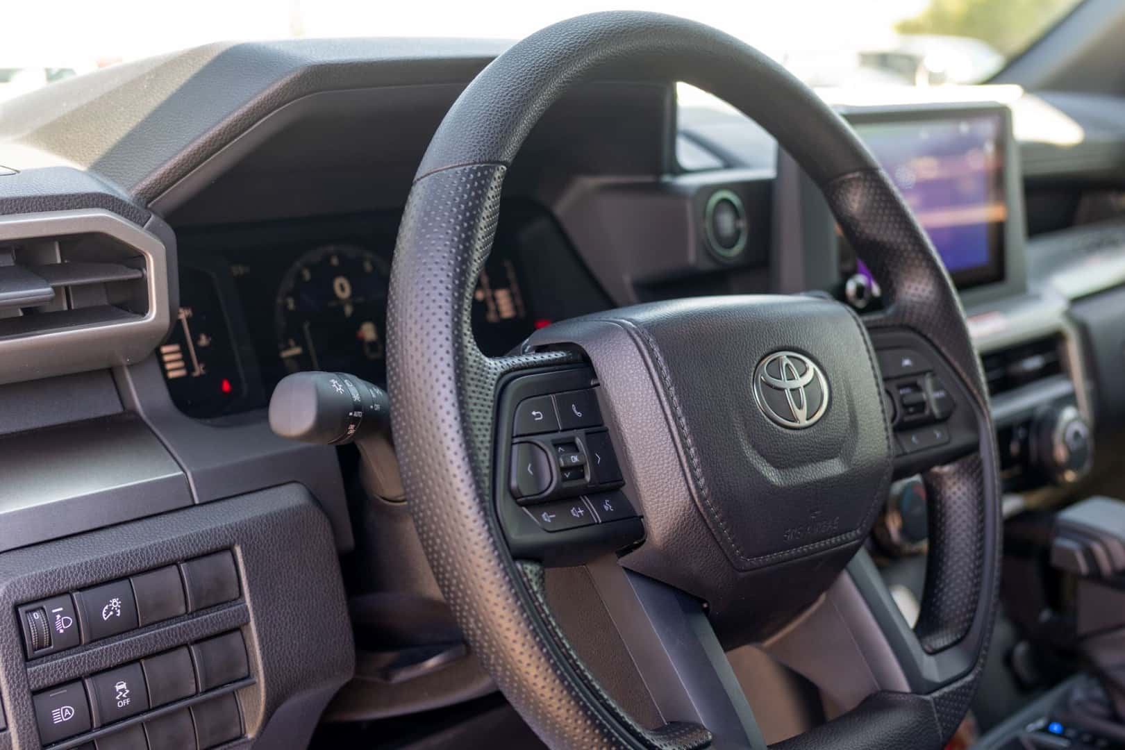 Interior of a 2026 Toyota Tacoma on the Kalispell Toyota lot