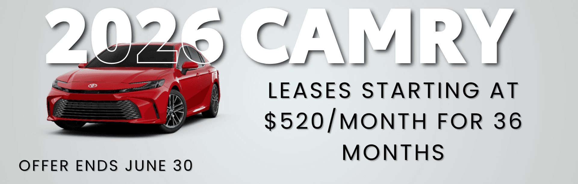 2026 Toyota Camry Lease Offer