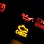 Check engine light stock image