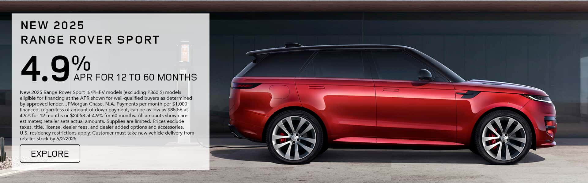 Red Range Rover Sport