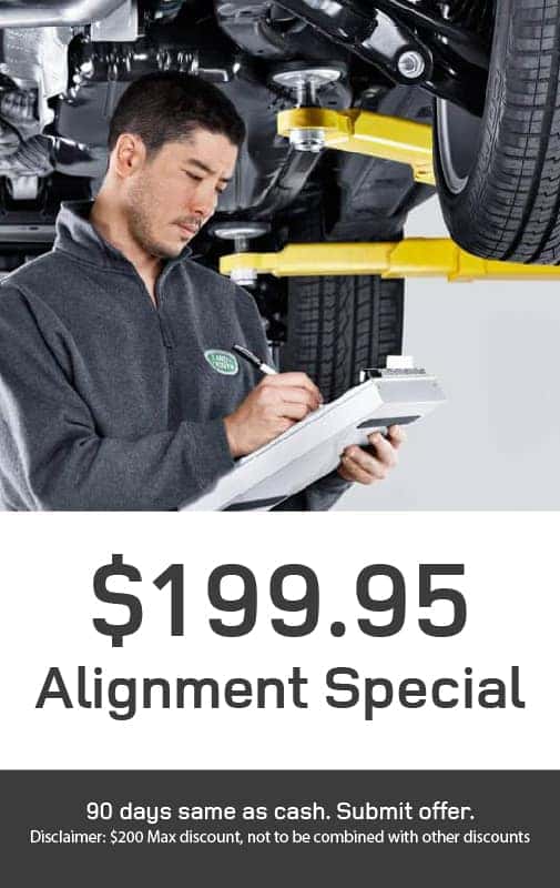 A service Technician stands above a car hood. Text reads