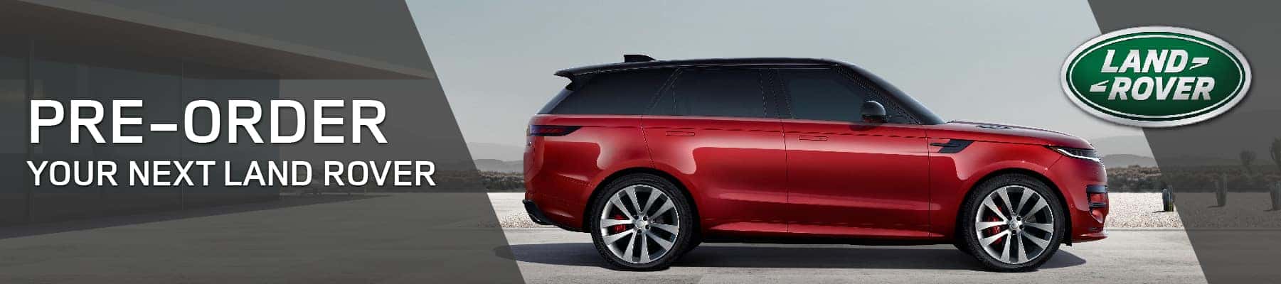 Pre Order your next land rover