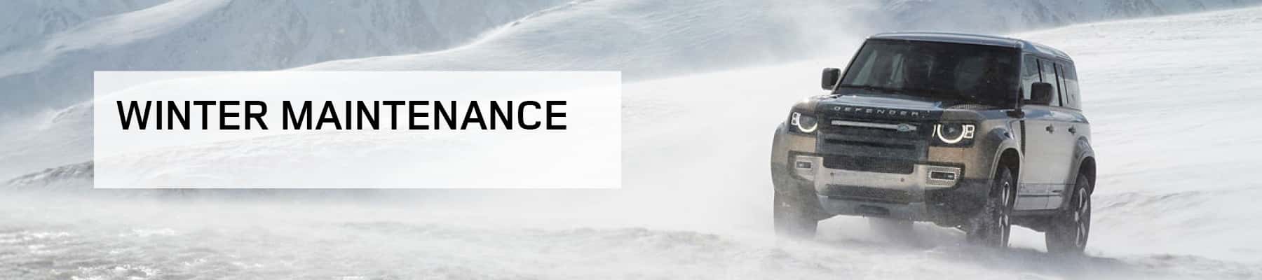 Winter Care at Land Rover South Shore
