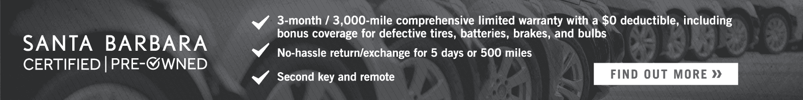 Lexus of Santa Barbara Certified Pre-Owned Program