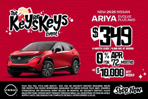 NEW 2025 NISSAN ARIYA EVOLVE PLUS AWD