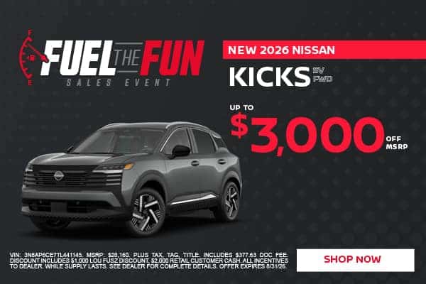 NEW 2026 NISSAN KICKS SV FWD