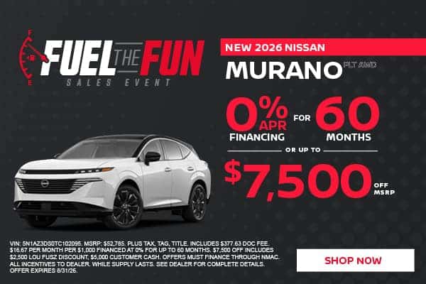 NEW 2026 NISSAN MURANO PLT AWD