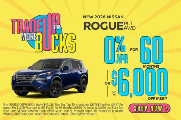 New 2026 Nissan Rogue PLT AWD