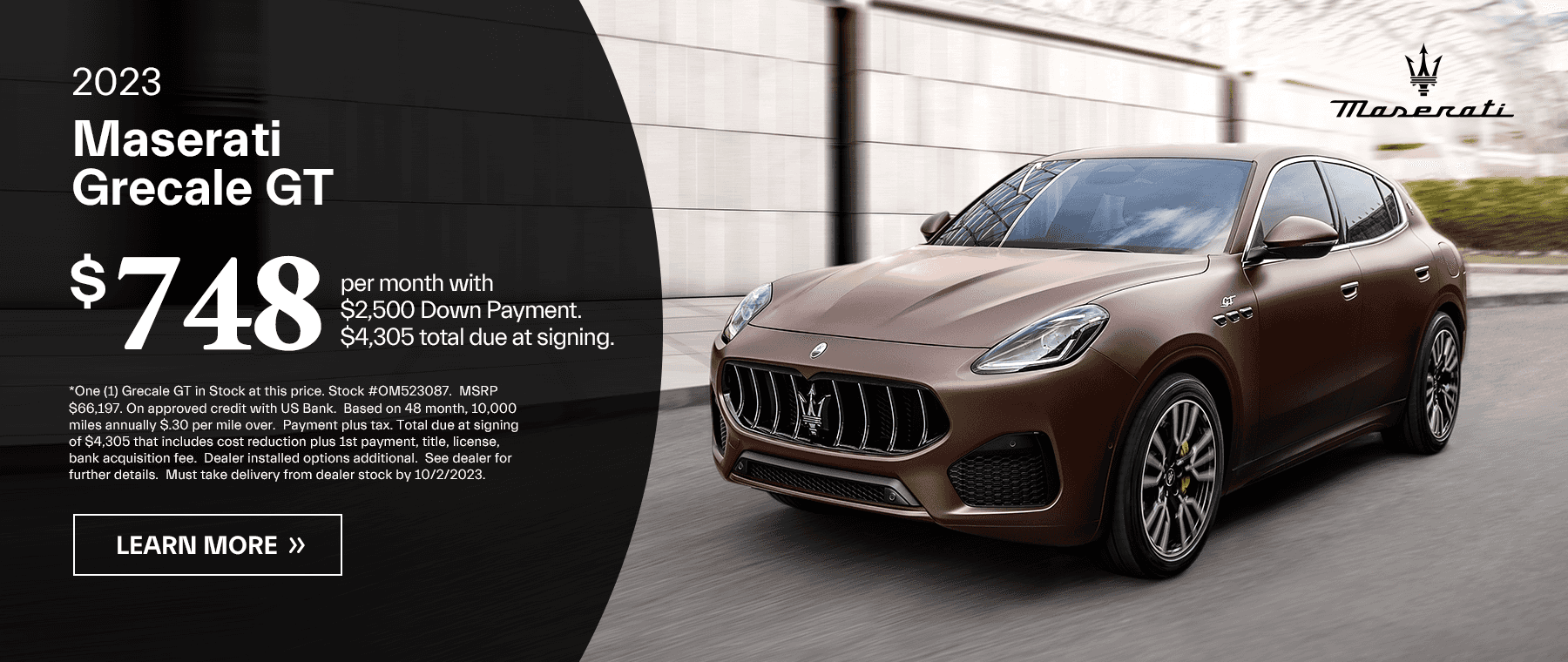 Maserati Grecale GT Lease Special