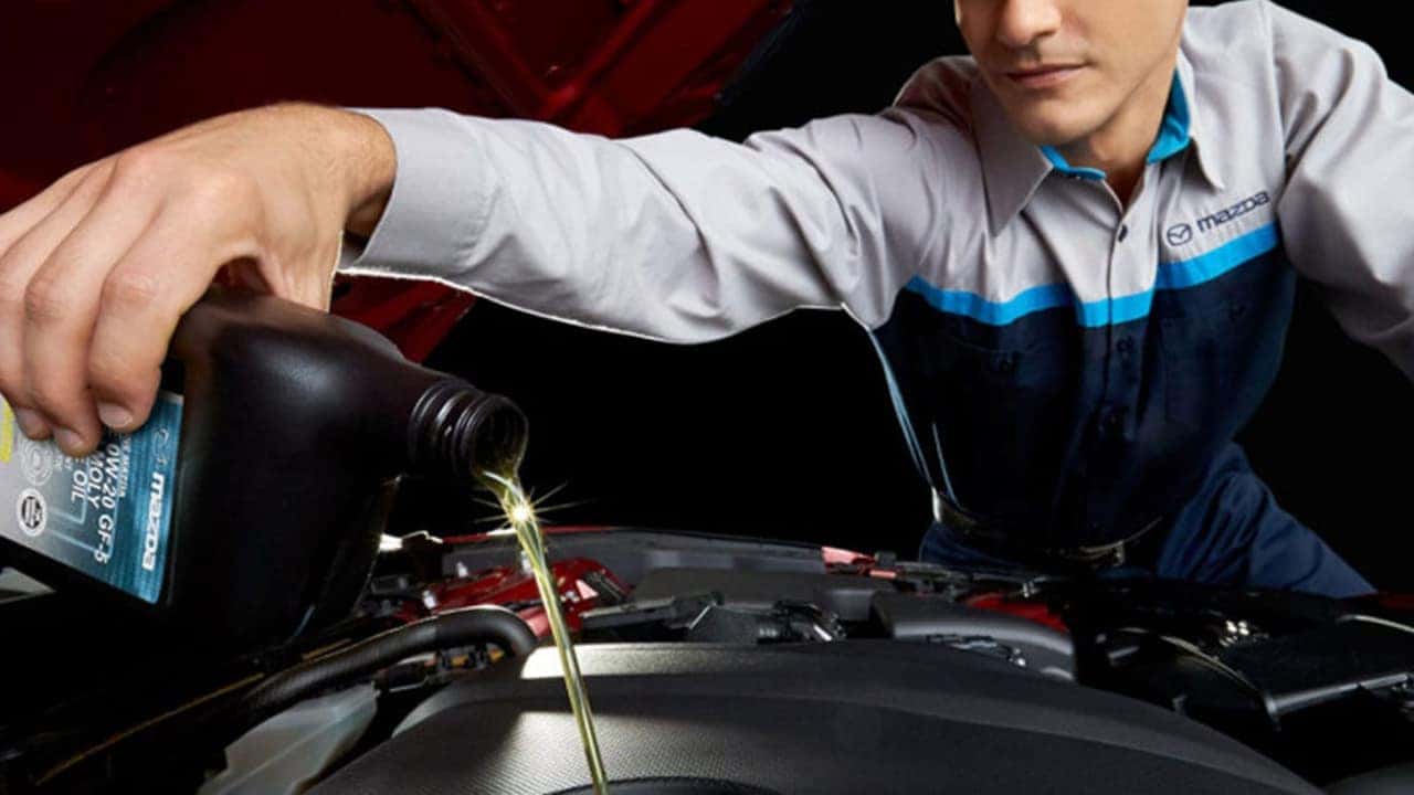 Mazda CX-50 oil change service at Mazda of Orange