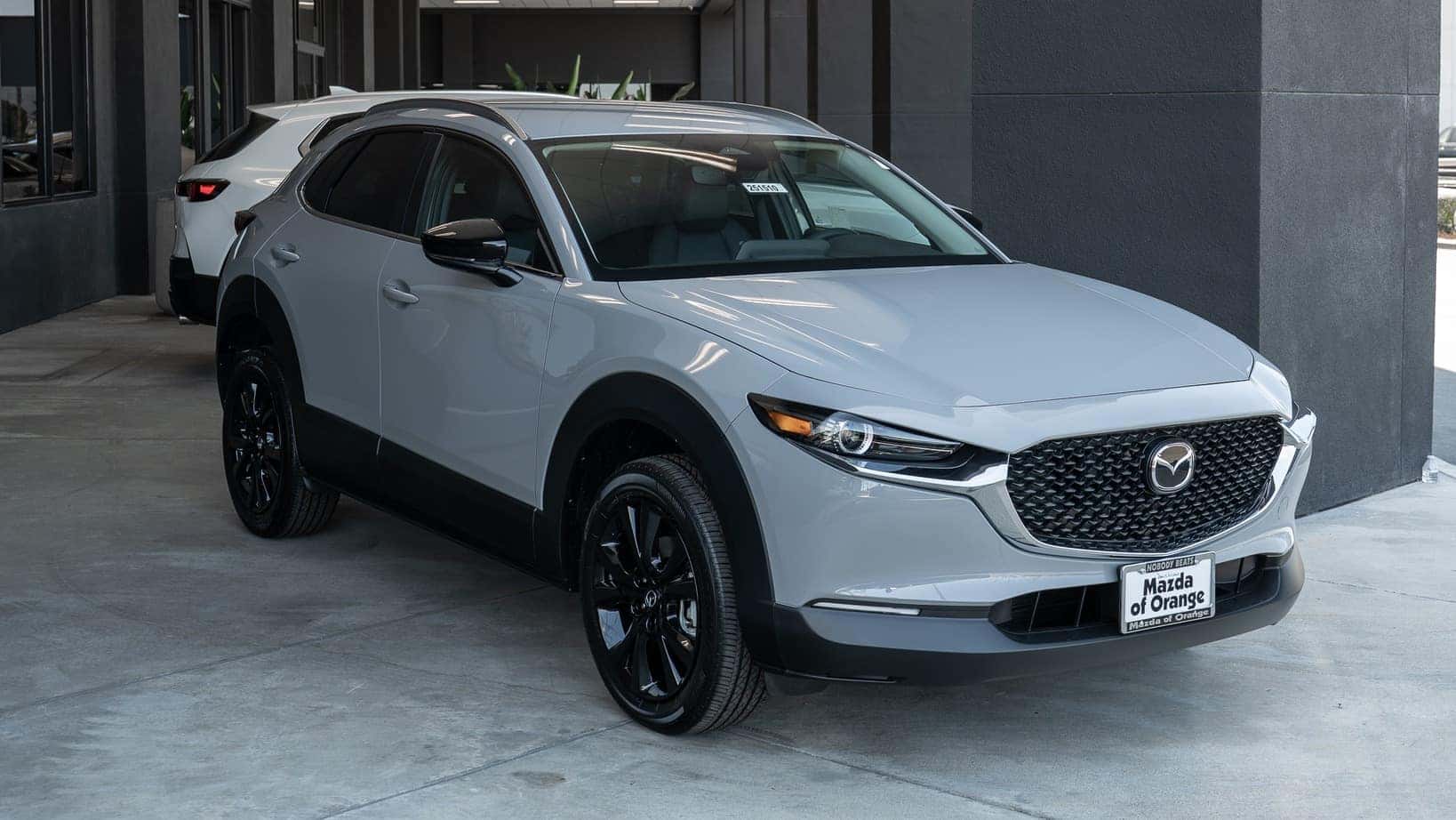 2026 Mazda CX-30 exterior front three-quarter view at Mazda of Orange in Orange County